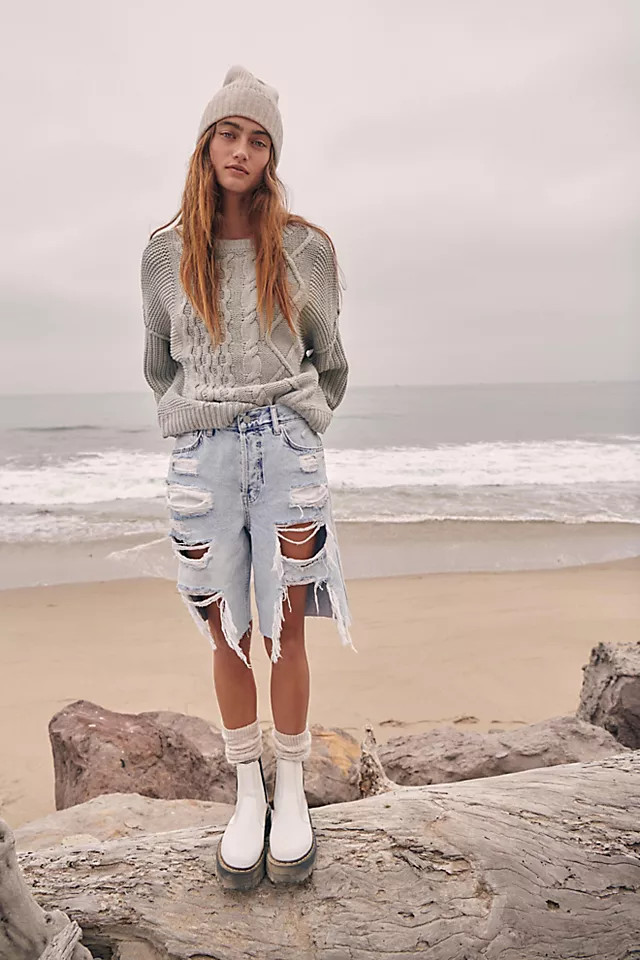 Dream Cable Crewneck Sweater | Free People (Global - UK&FR Excluded)