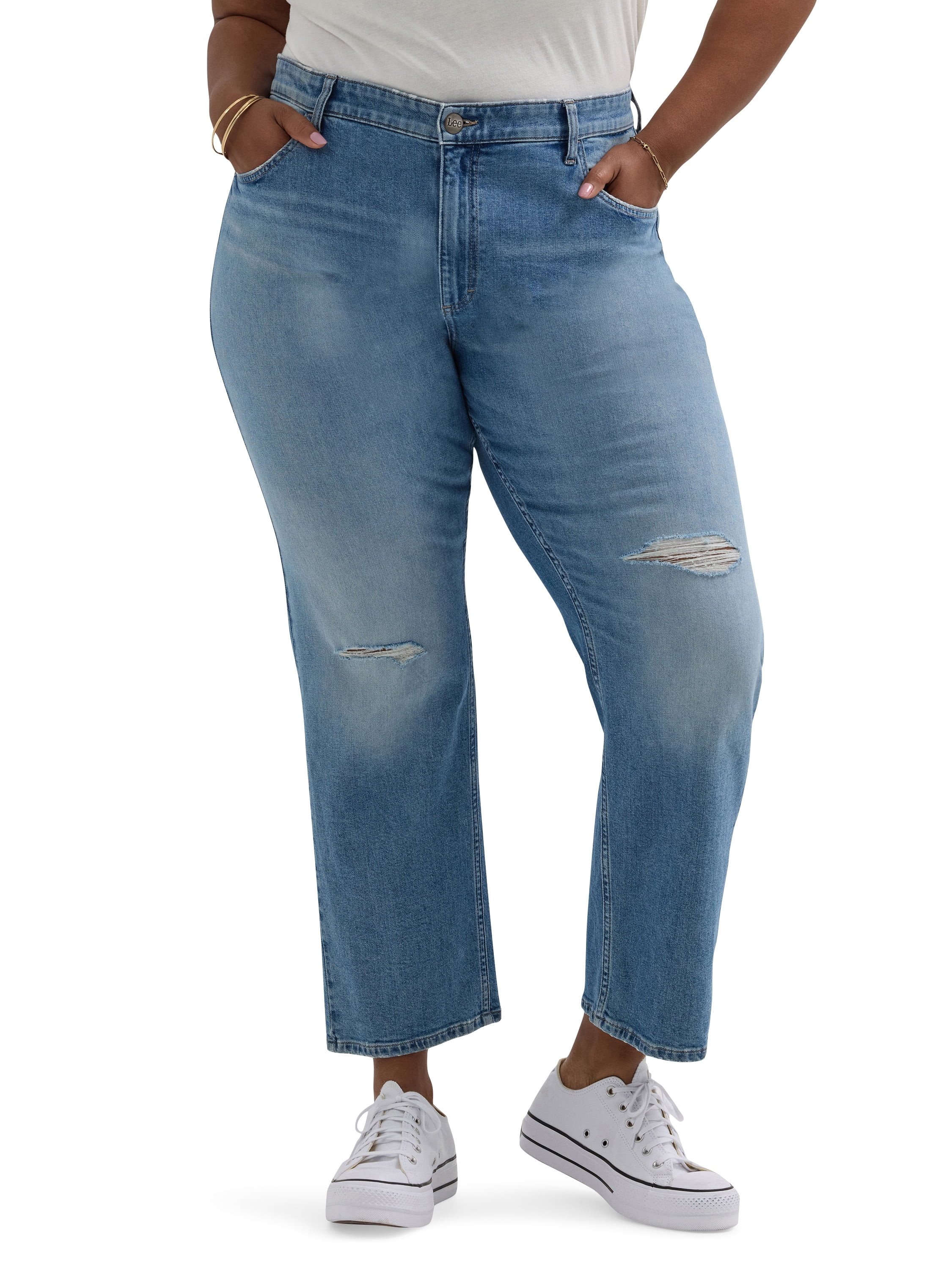 Lee® Women's Plus Heritage Classic Straight Jean | Walmart (US)