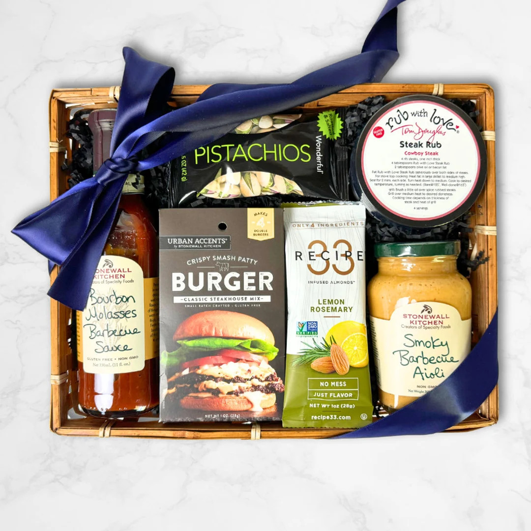 BBQ Gift Basket for Dad, Father's Day Gift Basket, Gifts for Him, Gifts for Dad, Corporate Gift, ... | Etsy (US)