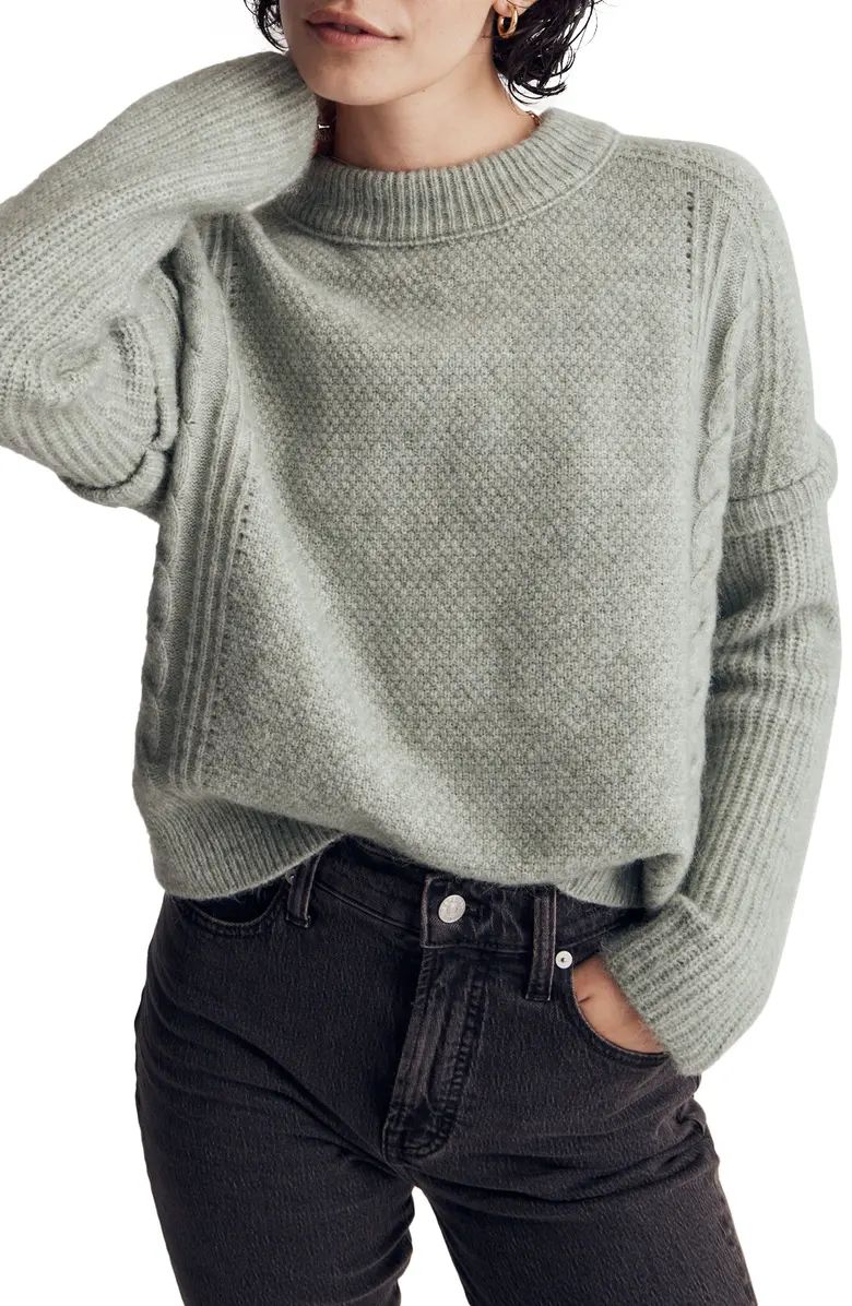 Madewell Havener Cable Pullover Sweater | Nordstrom | Nordstrom