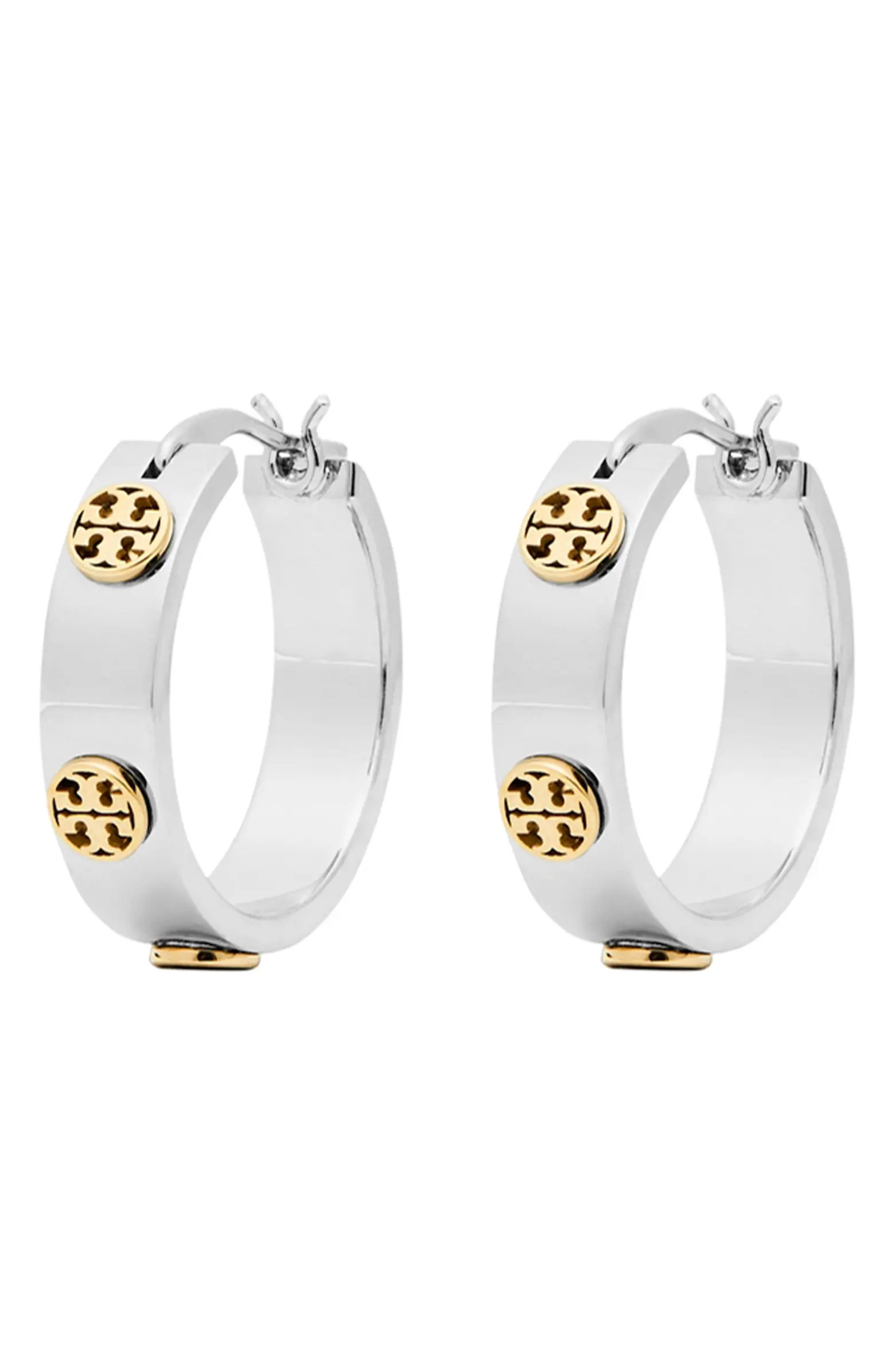 Tory Burch Miller Huggie Hoop Earrings | Nordstrom | Nordstrom