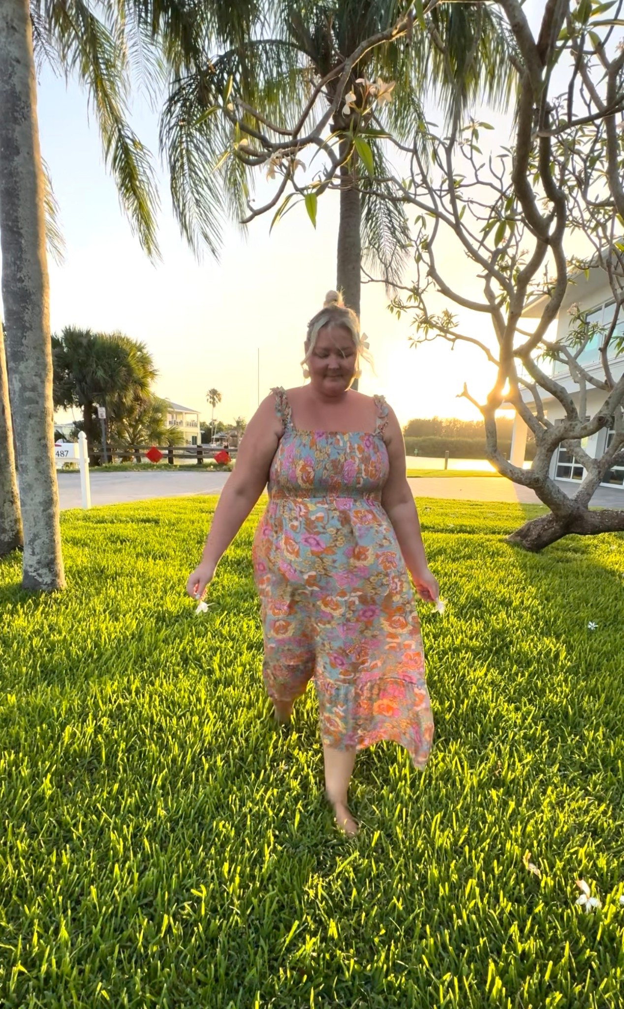 Your arms aren’t ruining your outfit. Neither is your visible belly when the wind gently blows your dress and you can see the outline. Put your toes in some grass. Stick a plumeria in your hair. Enjoy the sunset. 🌅 Because big bodies deserve all the small joys of life too. 

#LTKFindsUnder50 #LTKPlusSize