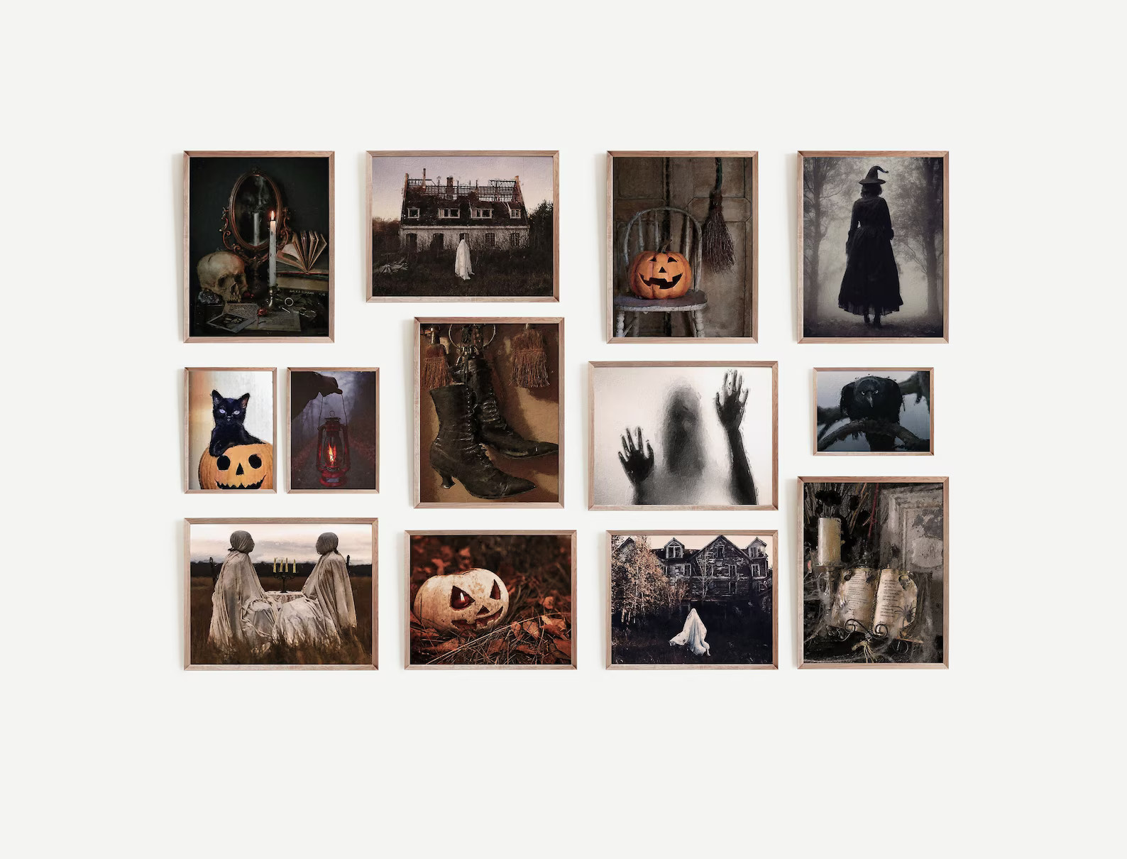 Halloween Wall Art Bundle Set of 13 Gallery Wall PRINTABLES - Etsy | Etsy (US)