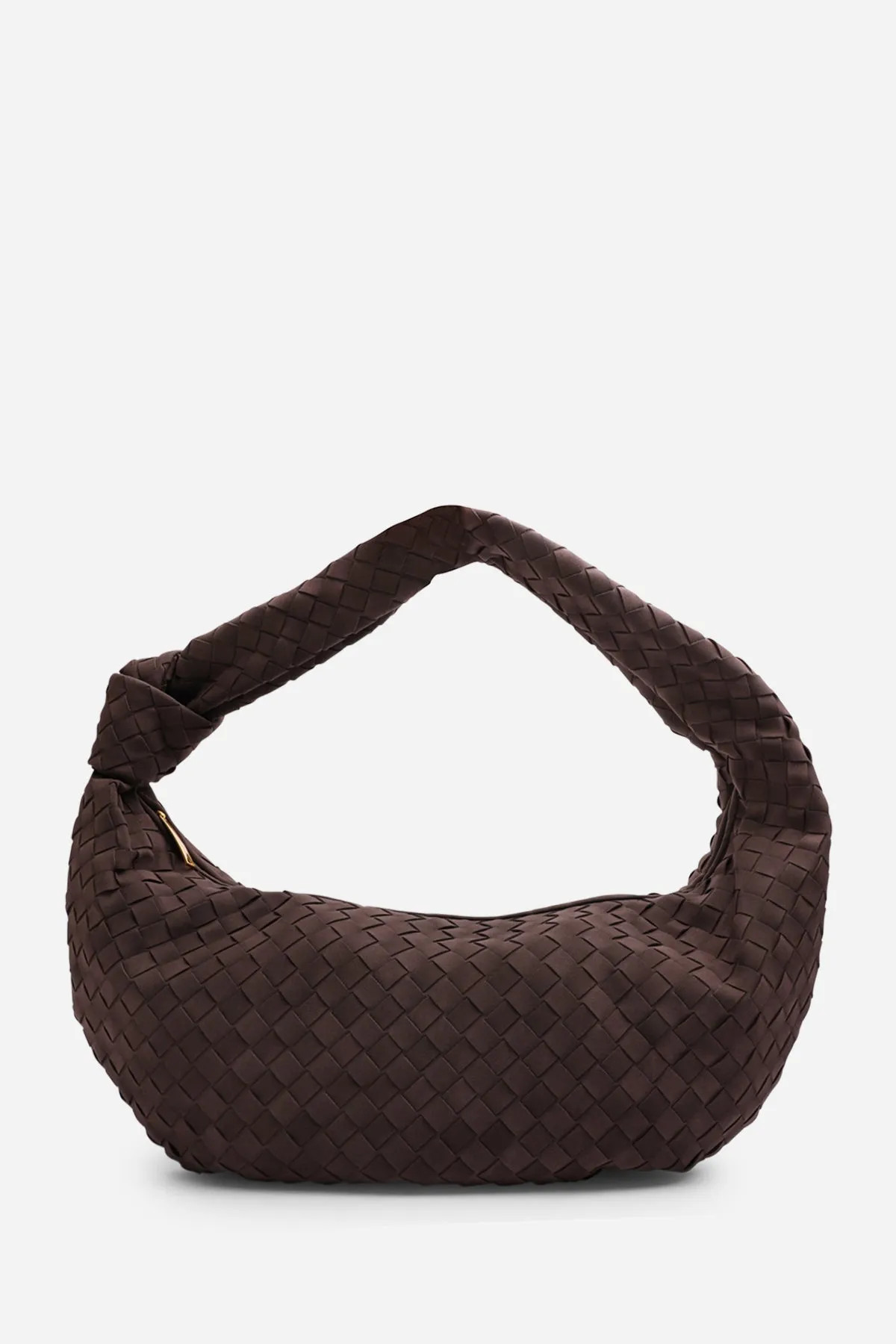 'Aqua' Knotted Strap Woven Shoulder Bag | Boohoo.com (UK & IE)