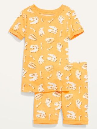 Unisex Printed Pajama Shorts Set for Toddler & Baby | Old Navy (US)