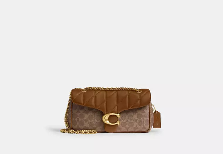 Tabby Shoulder Bag 26 In Signature Canvas With Quilting | Coach (UK)