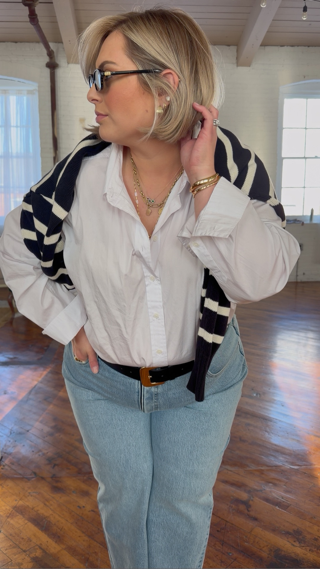 When the bob becomes my personality 💁🏼‍♀️
Jeans: 20
Black and white cardigan: 1X
Button up: 2X
Black cardigan: 2X

#LTKSaleAlert #LTKPlusSize