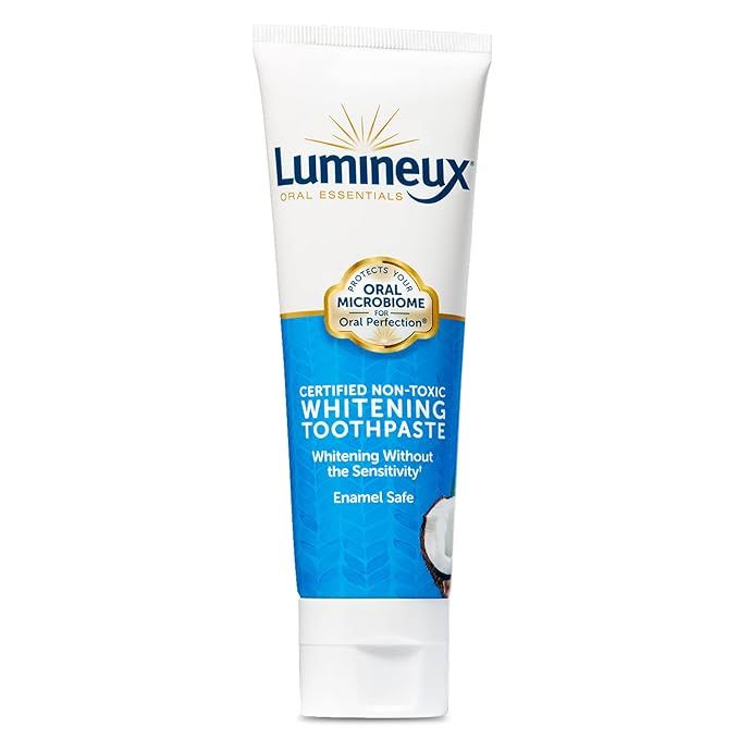 Lumineux Teeth Whitening Toothpaste - Natural & Enamel Safe for Sensitive & Whiter Teeth - Certif... | Amazon (US)