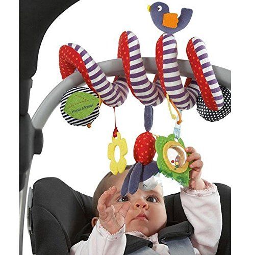 BeeSpring Kid Baby Crib Cot Pram Hanging Rattles Spiral Stroller Car Seat Toy | Amazon (US)