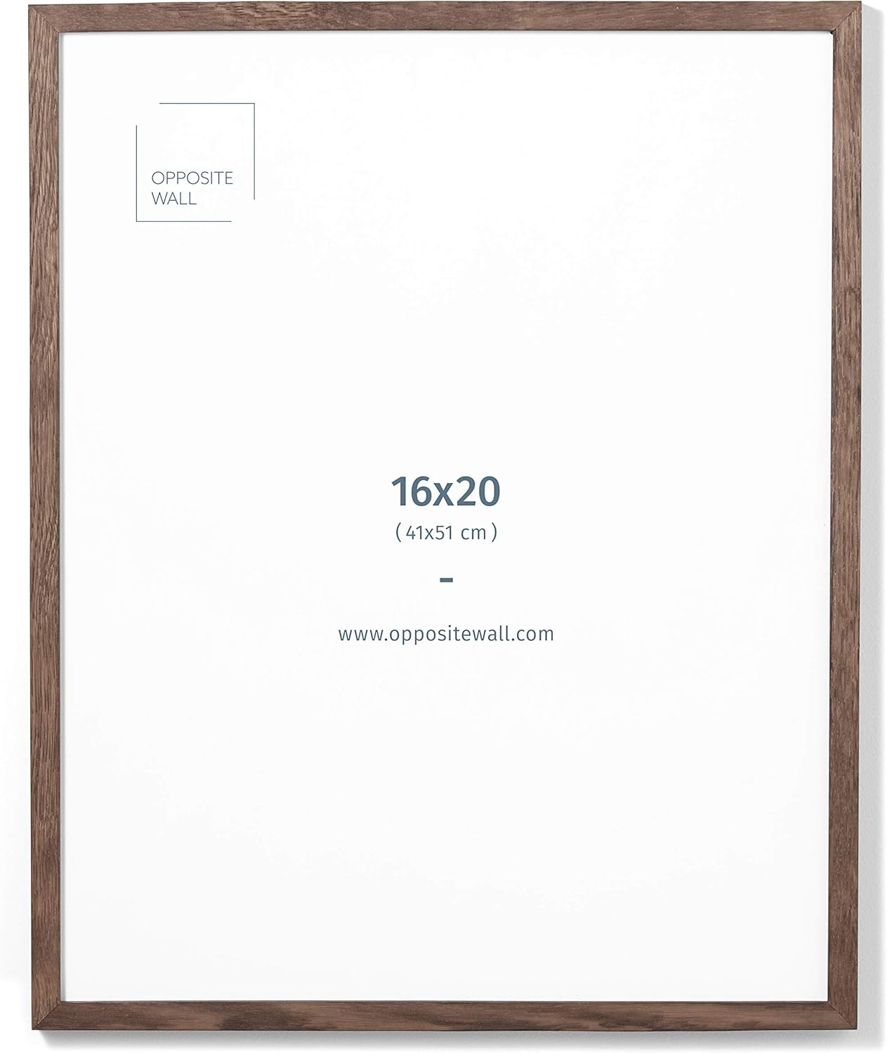 (16x20 in | 41x51 cm) Dark Oak Solid Oak Wood Picture Frame Poster Frame Wall Photo Frame | Amazon (US)