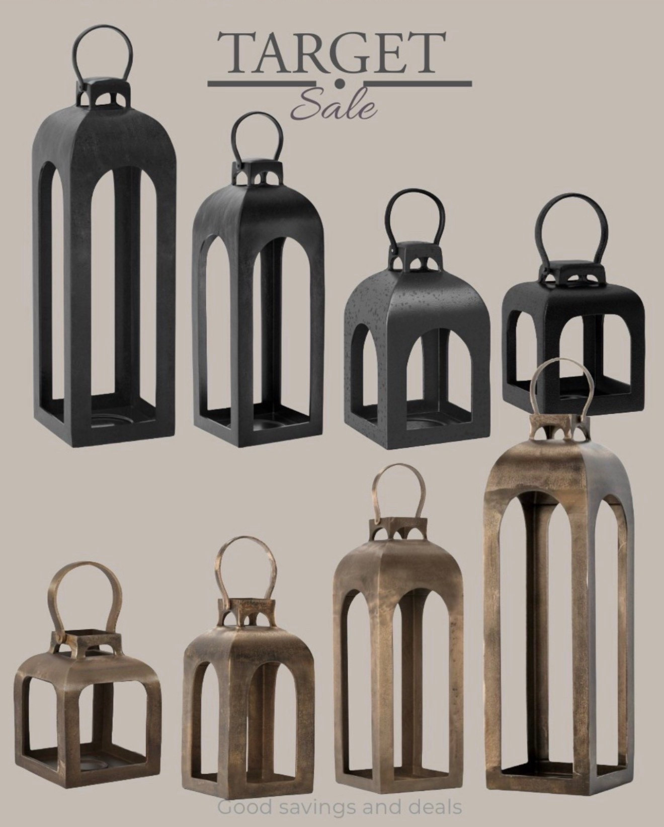 Target sale. 30% off lanterns.
Outdoor decor. Front porch decor. Brass lantern. Black lantern.

#LTKHome #LTKSaleAlert