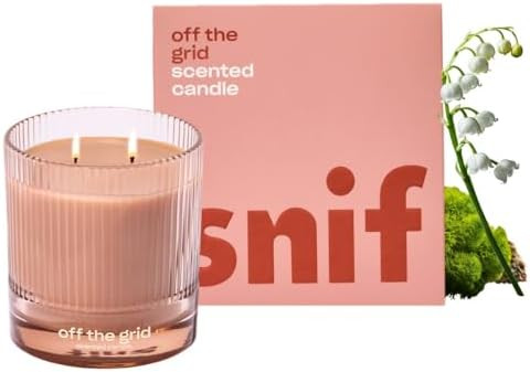 Off The Grid Luxury Scented Candle by Snif, Warm and Calming Candle, 50+ Hours, 100% Cotton Fiber... | Amazon (US)