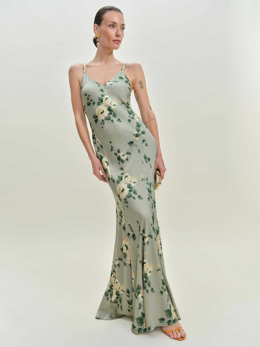 Tyler Satin Dress | Reformation (Global)