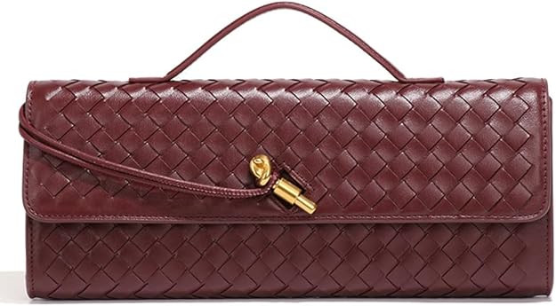 Trendy Woven Evening Clutch Purses Women Underarm Shoulder Handbag Cute Satchels Crossbody Purse ... | Amazon (US)