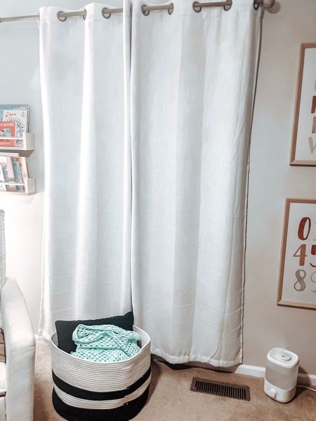 Great darkening curtains for a nursery! Look like linen. 

#LTKhome #LTKbaby #LTKkids