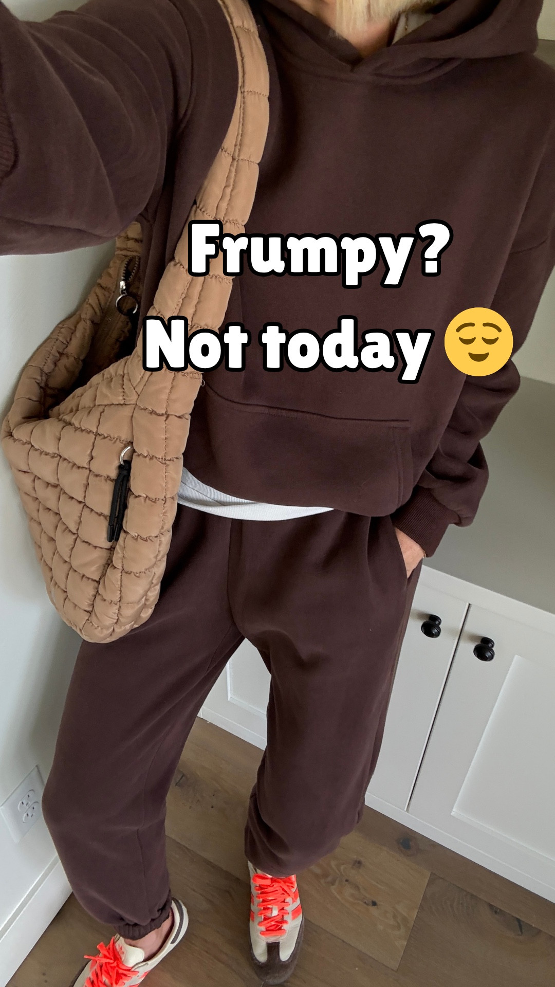 Sweats, styled. 👌🏽
With a few little tweaks (like cuffing the hem) and adding cute sneakers a hat, bag and oversized denim jacket or puffer vest . . . Viola! 
The quality & softness, fit and price point of this sweat set is 12/10. Cones in tons of colors too!
Fits tts, wearing a medium 

#LTKActive #LTKOver40 #LTKFindsUnder50