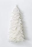 Worth Imports 8" Christmas Glitter Tips, Set of 2 Feather Tree, White | Amazon (US)