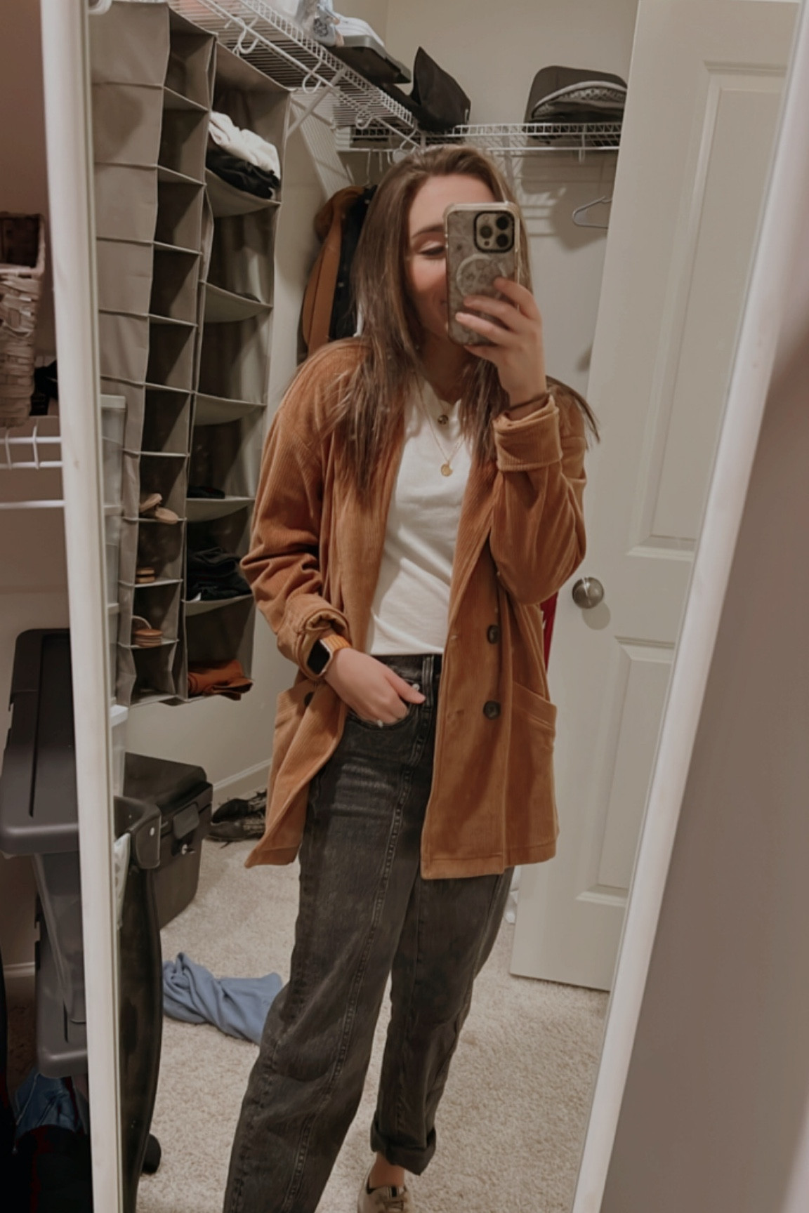 Fall casual// Shacket//jeans//layers 

#LTKfit #LTKSeasonal