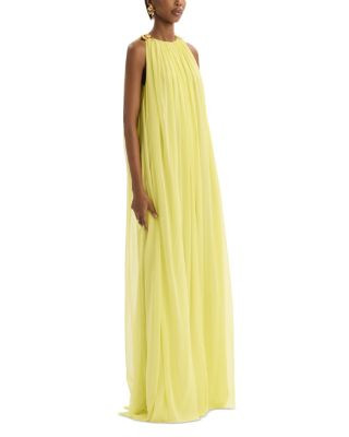 Oscar de la Renta Sleeveless Silk Chiffon Caftan Dress | Bloomingdale's Women | Bloomingdale's (US)