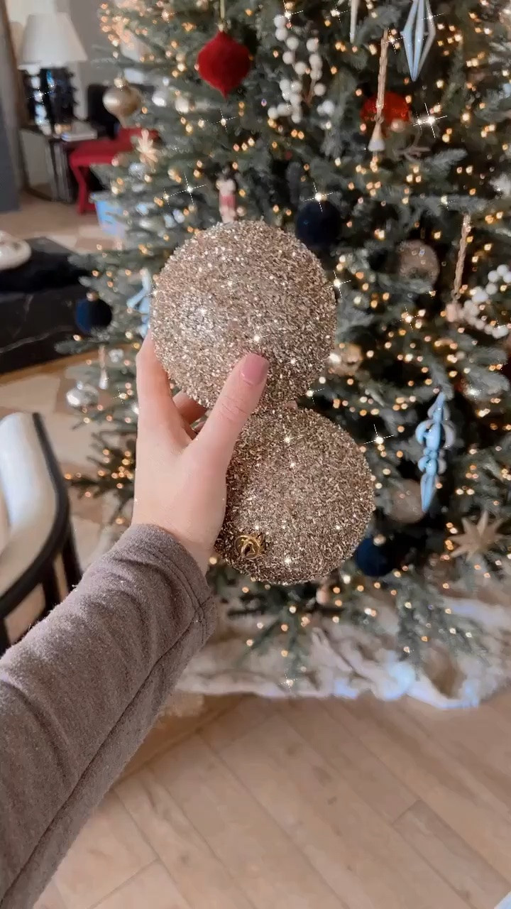 The prettiest ornaments from Target! They come in so many colors!!