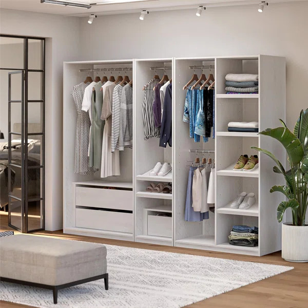 Barbarella 3-Piece Closet System | Wayfair North America