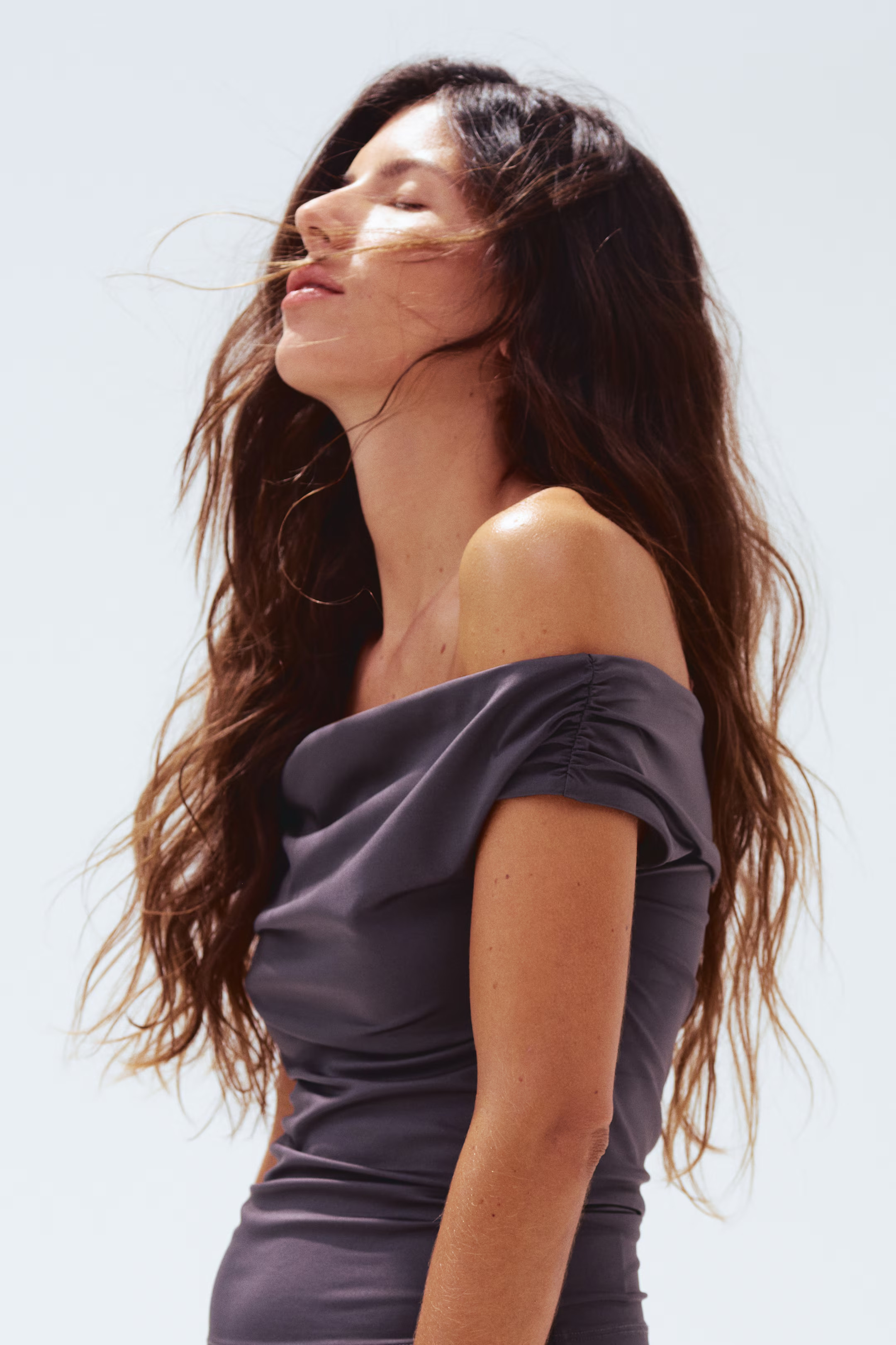 Draped Off-the-Shoulder Top | H&M (US, CA, MX)