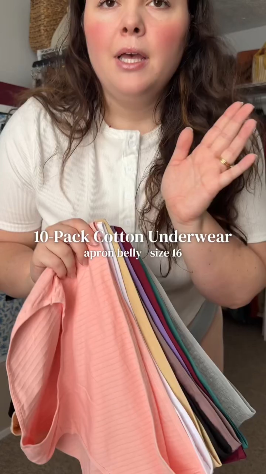 Breathable, cotton underwear and they’re stretchy! 🤍 #cottonunderwear #underwear #tiktokshopcreatorpicks #breathableunderwear