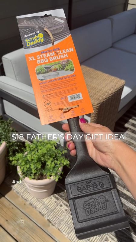 #ad Did you know that Scrub Daddy Makes a BBQ brush and it’s at @loweshomeimprovement?! 🍗 At just $18, this would make a great affordable Father’s Day gift. It’s bristle free and uses the power of steam to clean your BBQ. Just look at the before and after transformation of my own barbecue - and that’s only cleaning the top grill! 

I’ve also rounded up a brand new round of Lowes finds to help you decorate on a budget. I’ve got affordable patio furniture, a striped patio umbrella, an aesthetic kids play house, a farmhouse nightlight, and so much more. Hit the link in my bio > find me on LTK or comment “FINDS” to get the link to everything you see here. 

#lowespartner #patio #fathersday

#LTKGiftGuide #LTKSeasonal #LTKHome