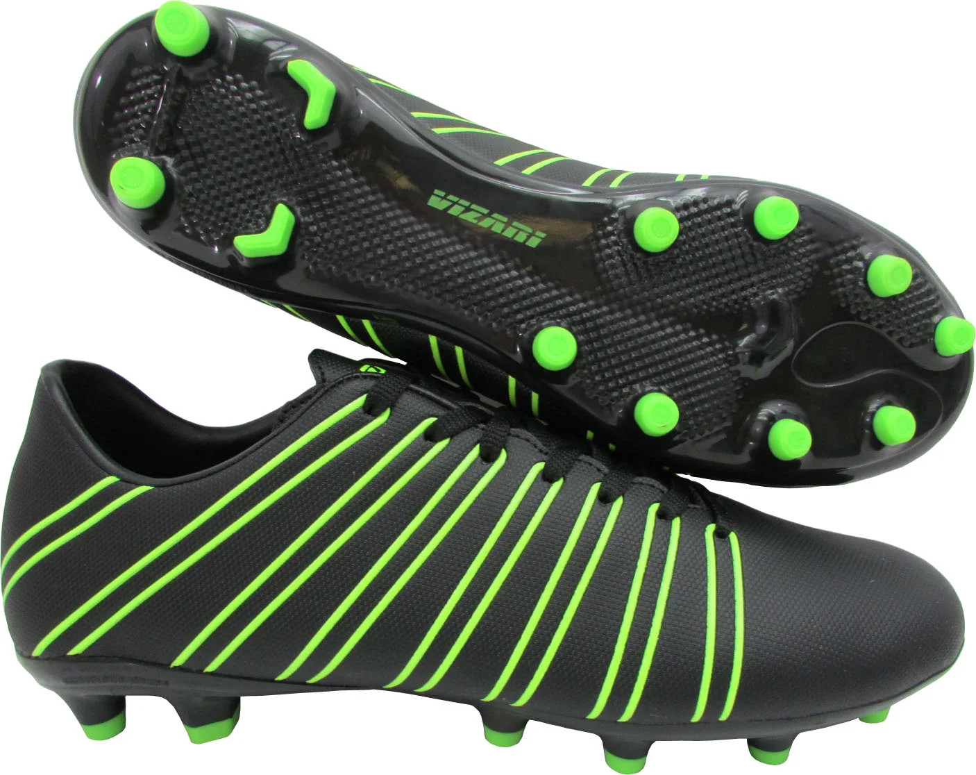 VIZARI - Madero FG- Soccer Shoes, Cleats, Black/Green, Size - 8 () - Walmart.com | Walmart (US)
