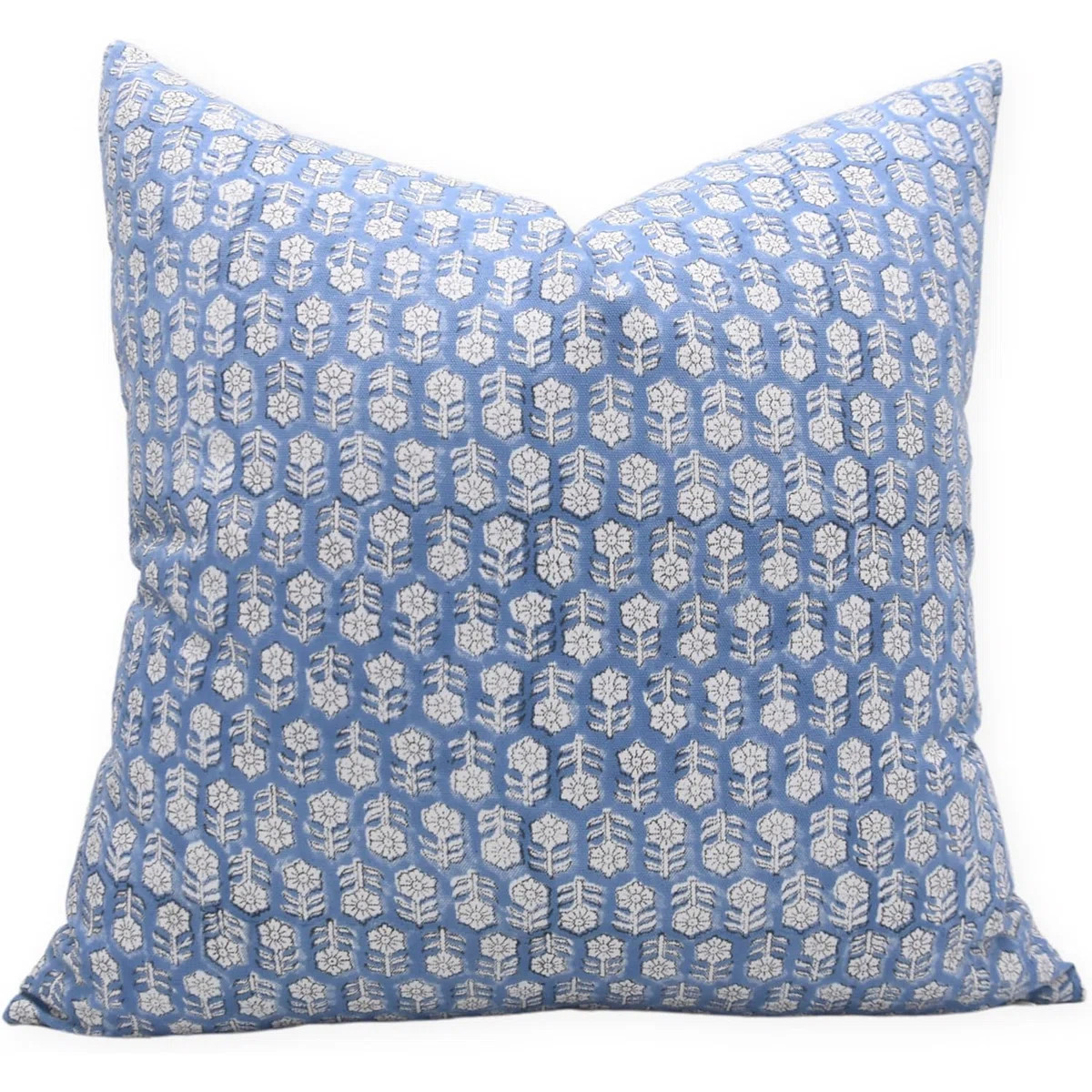 Fabdivine Hand Block Printed Cushion Cover Floral Cotton Decorative Pillow- Tulsi Buti | Wayfair North America