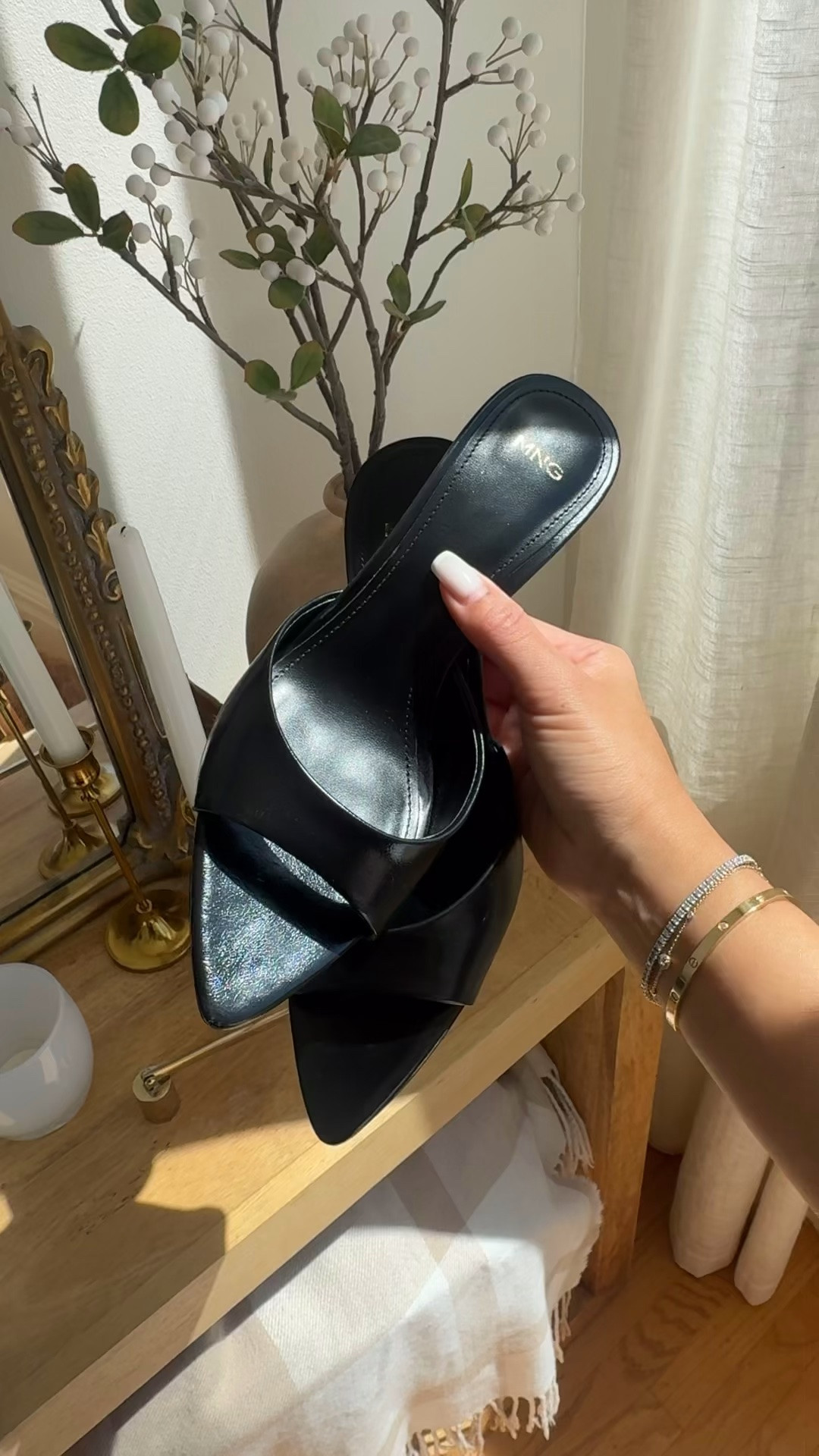 My heels from last night! Very comfy and just over 3 inch heel. They’re cushioned too which is so nice! I usually wear a 38 in European sizes so I would say tts! 

 Similar shape to the miss zee and for $70!