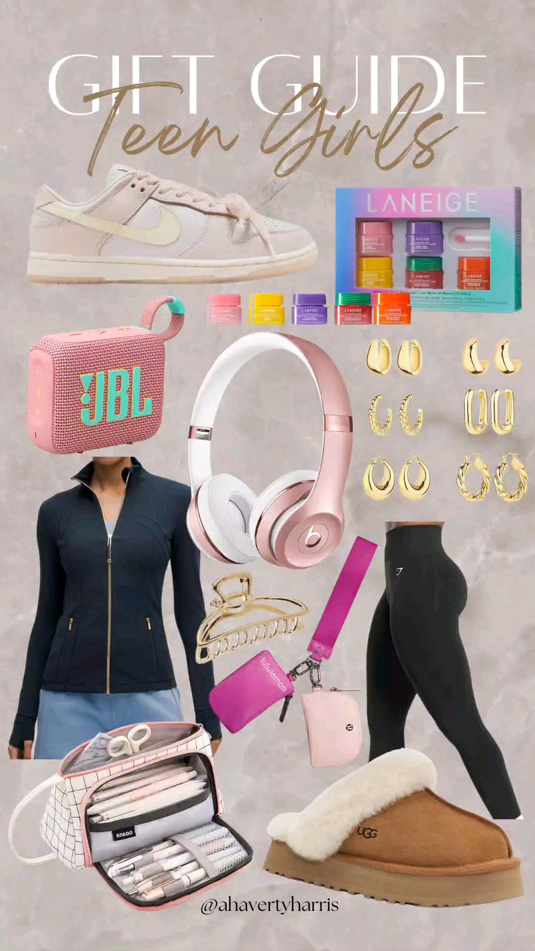 Teen Girls Gift Guide - the perfect gifts for your teen girl! Lots of Amazon finds,  sneakers,  headphones, lululemon, earrings, Bluetooth,  laneige, gym shark leggings,  and more!

#LTKCyberWeek #LTKGiftGuide #LTKWatchNow