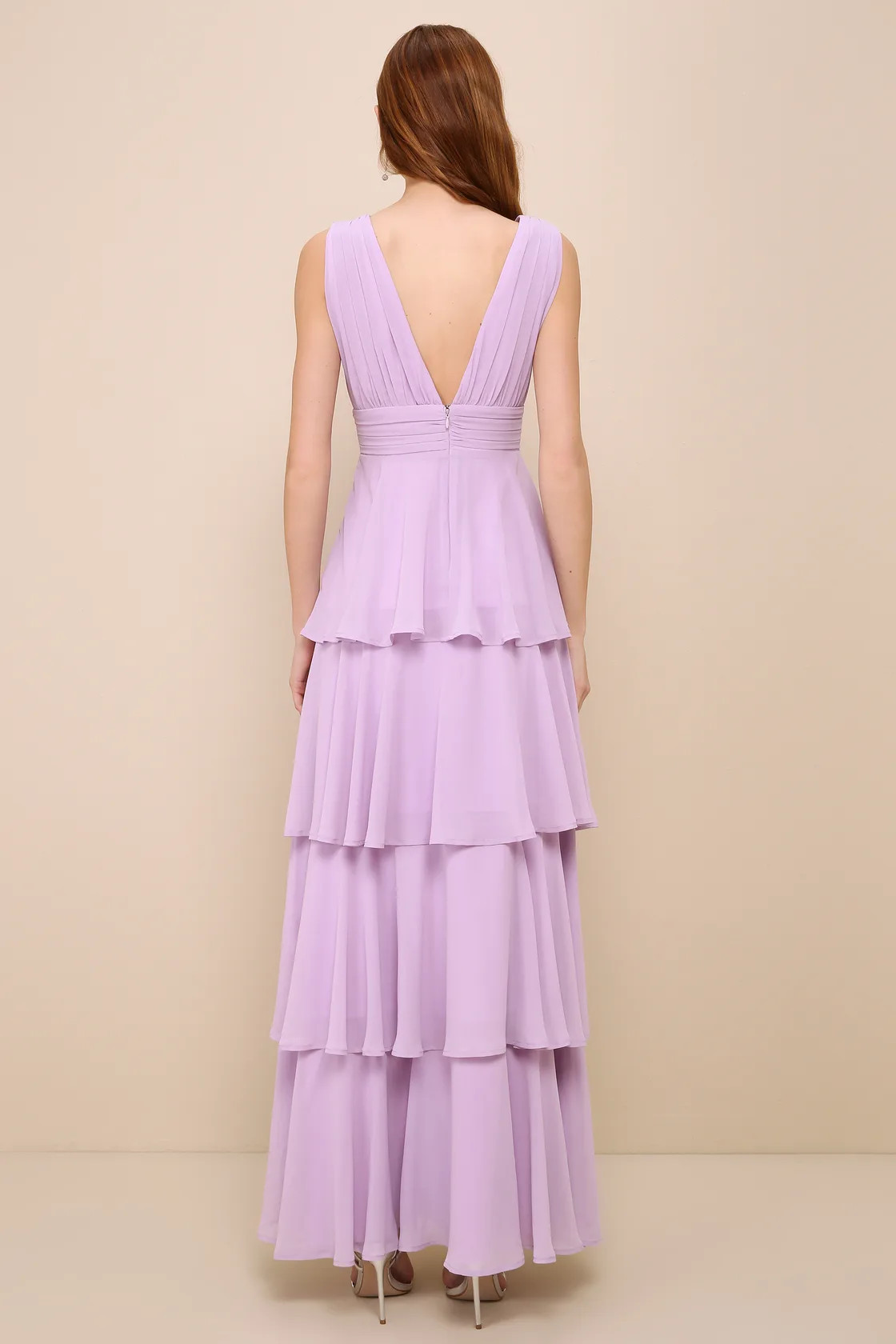 Amazing Evening Lavender Tiered Maxi Dress | Lulus