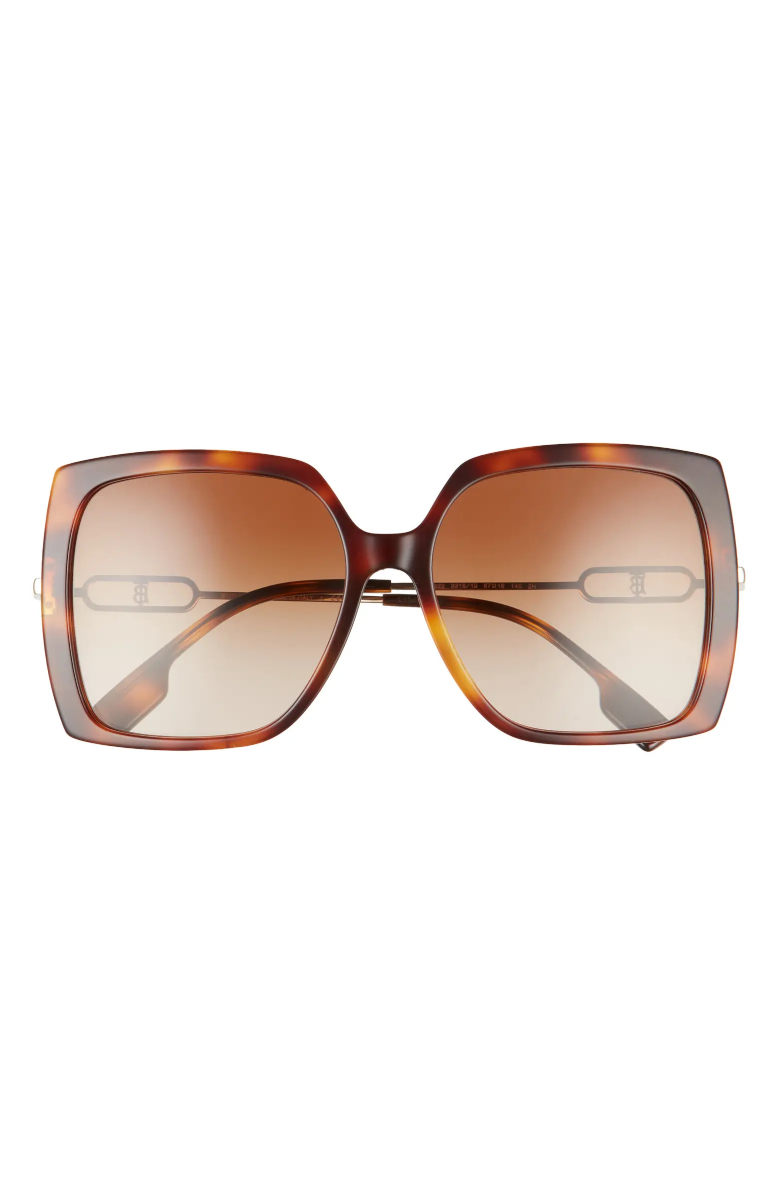 57mm Gradient Square Sunglasses | Nordstrom