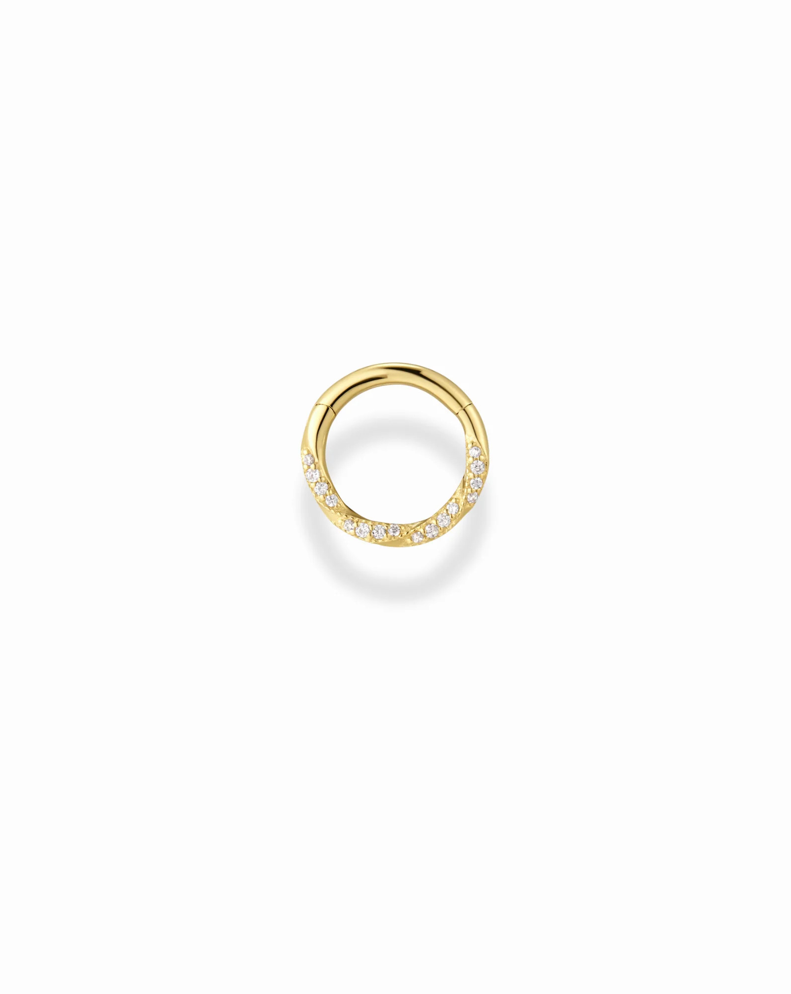 14k Stand by Me Hoop | Mod and Jo