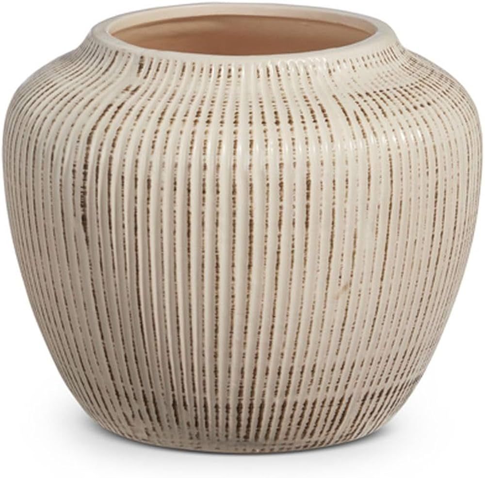 Raz Imports 2024 Natural Appeal 6.25" Ribbed Vase | Amazon (US)