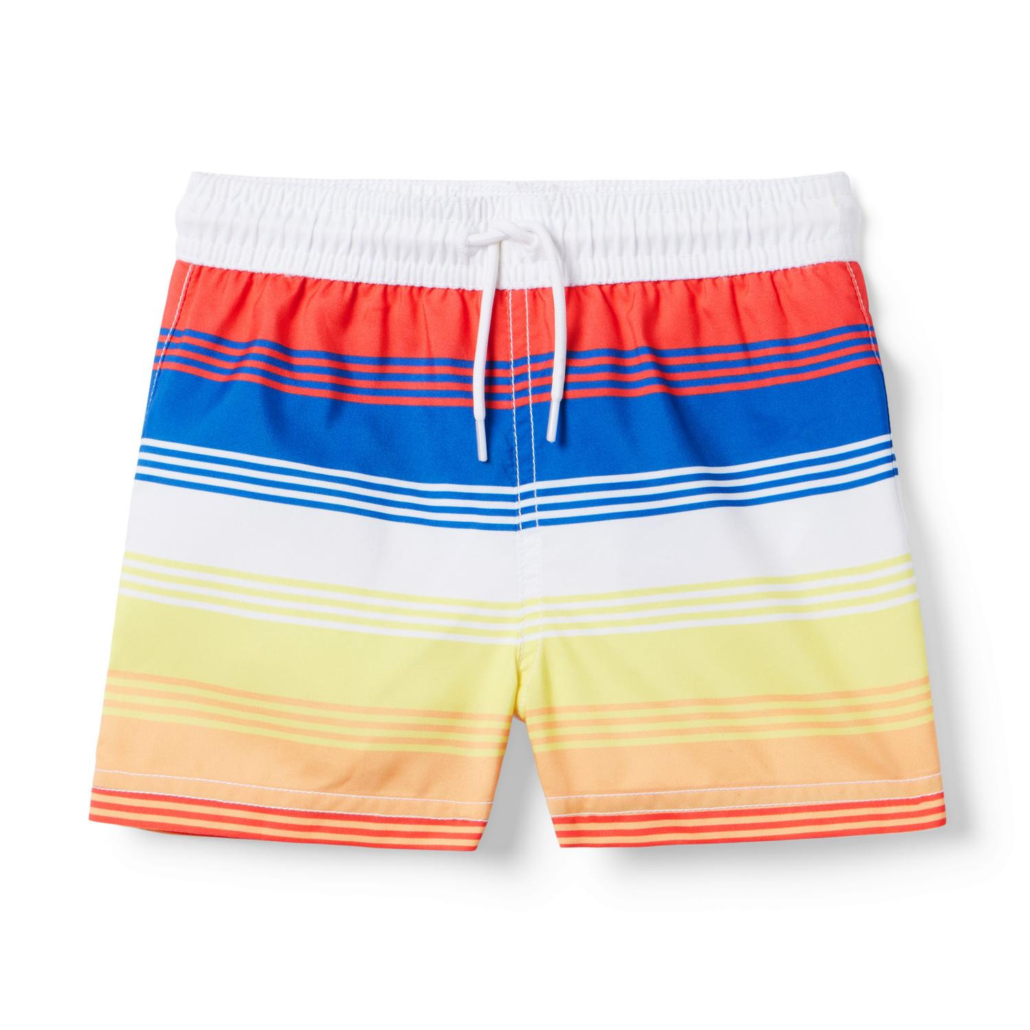 Recycled Sunset Stripe Swim Trunk | Janie and Jack