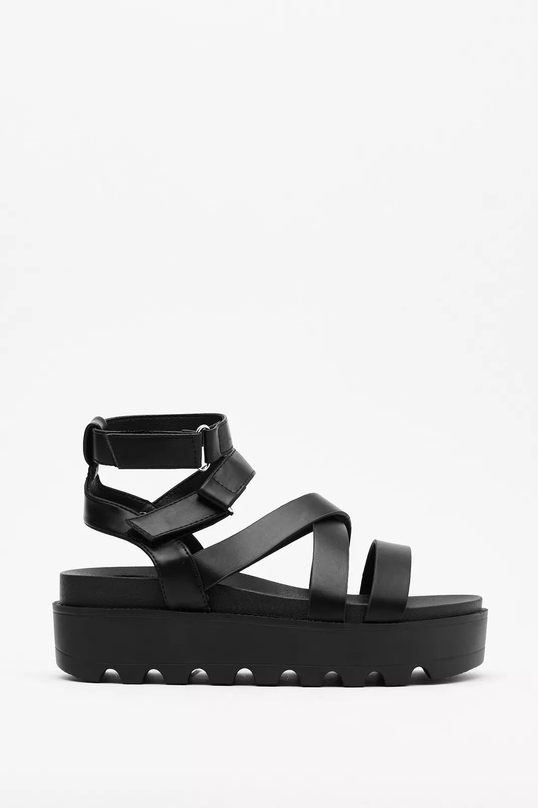Back On Your Feet Cleated Strappy Sandals | NastyGal (UK, IE)