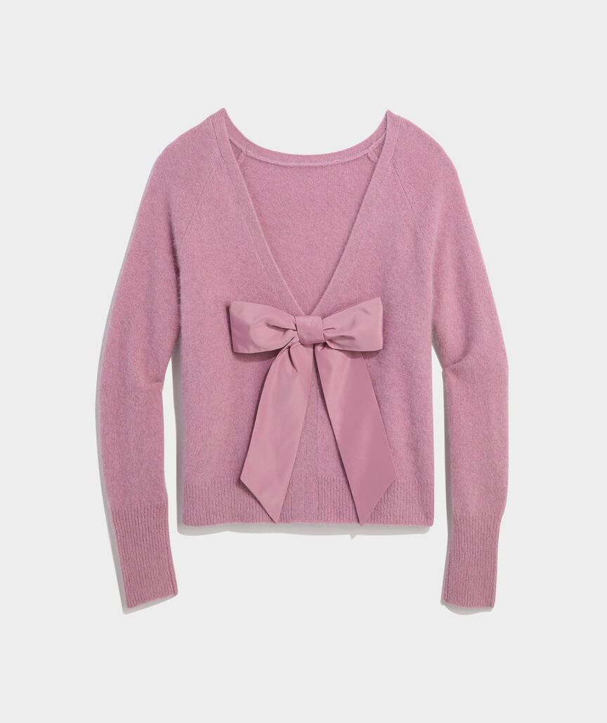 Luxe Bow Back Sweater | vineyard vines