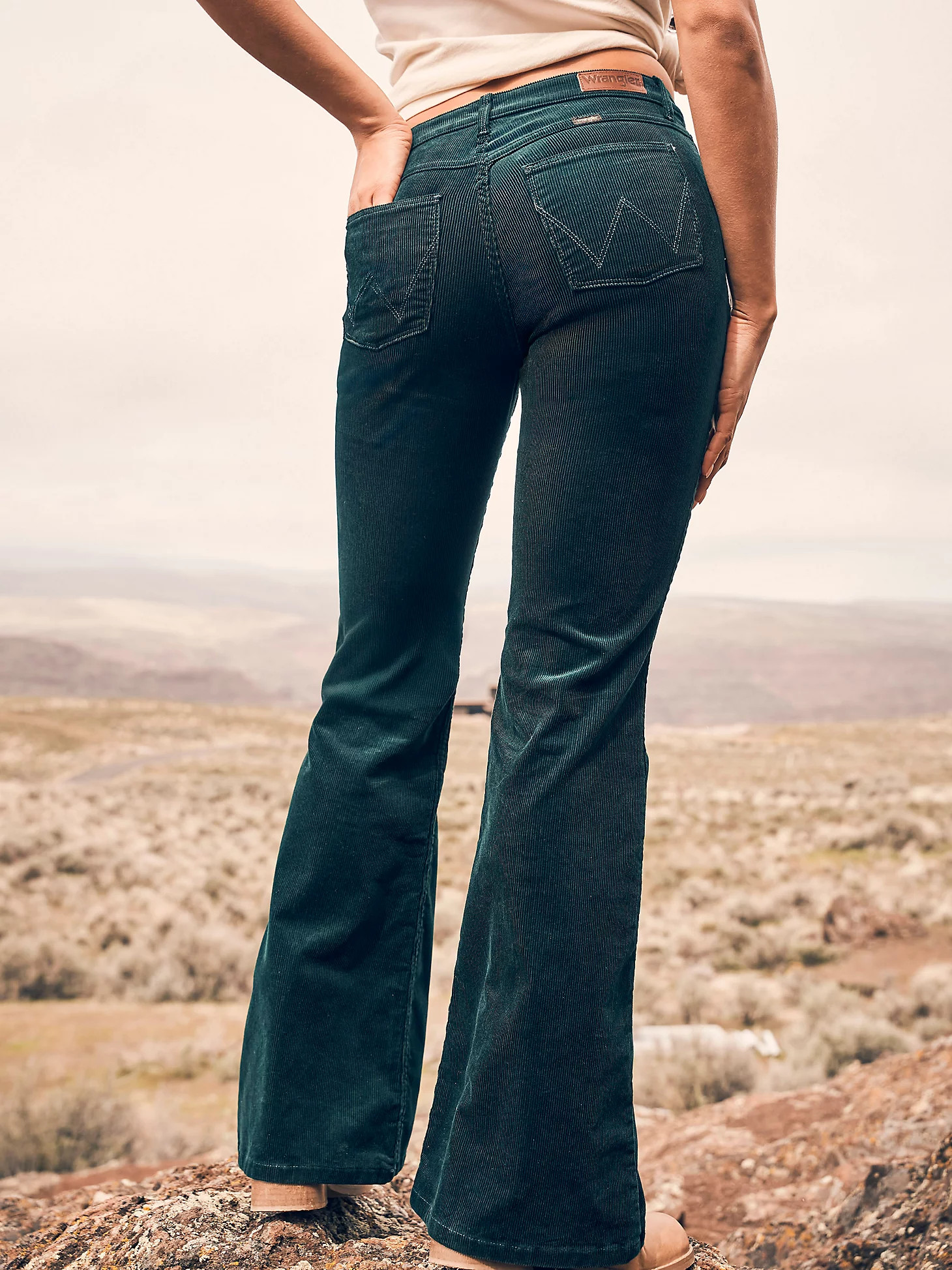Women's Wrangler® Corduroy High Rise Fierce Flare Jean | Wrangler