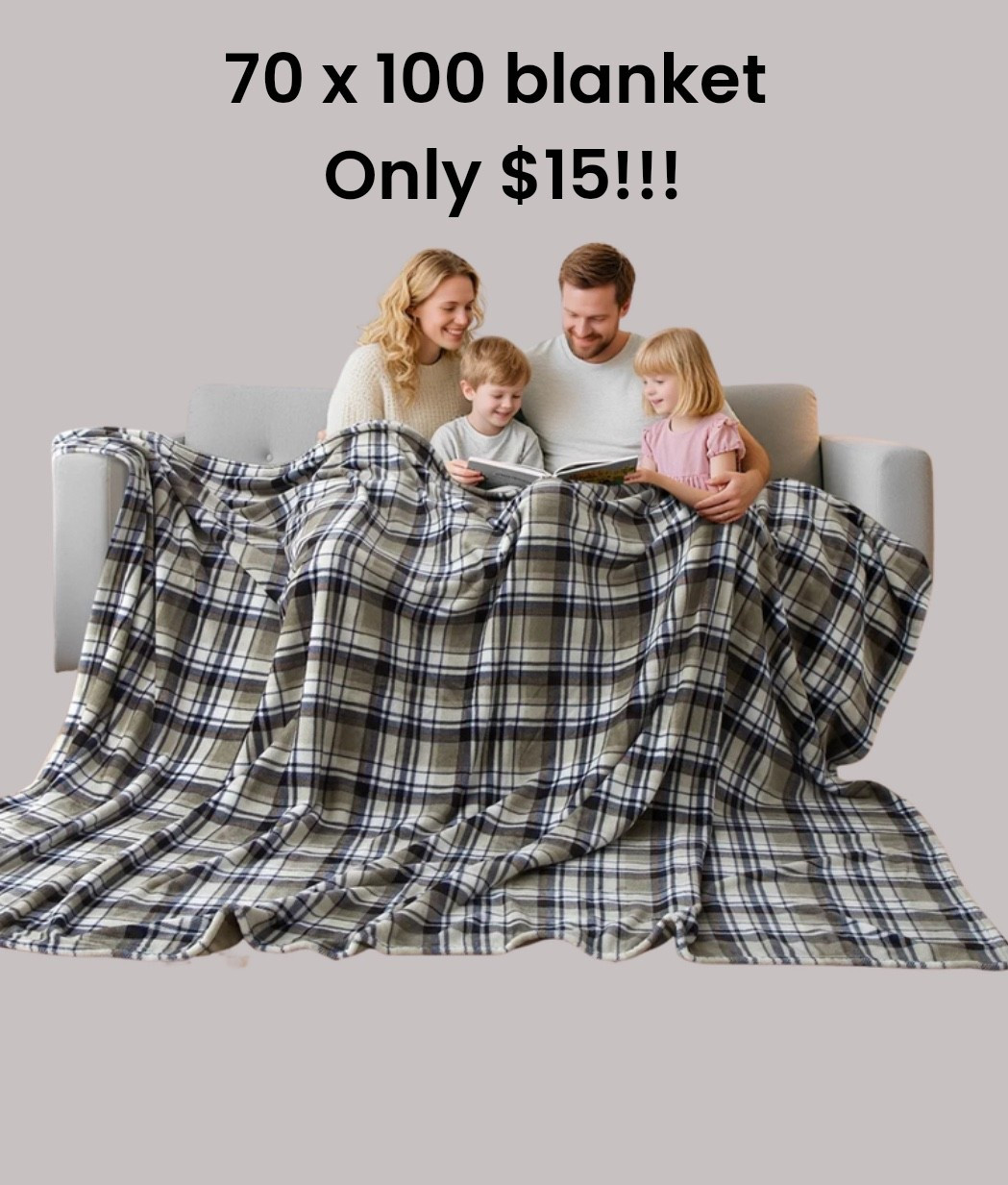 I LOVE a big blanket!!! This 70 x 100” blanket has dropped to only $15!l at Walmart!!! Such a steal!! Grabbing one for the new house!! 

#LTKFindsUnder50 #LTKHome #LTKSaleAlert