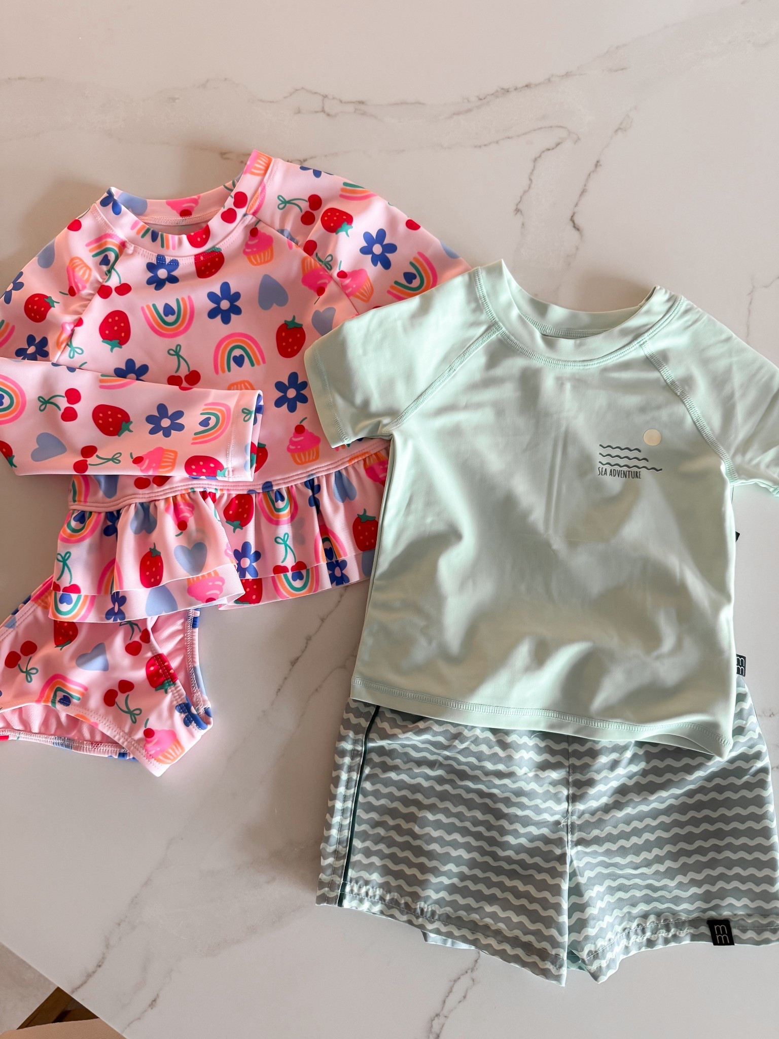 Sunshine, snacks, and the cutest little swimsuits ☀️💦 These toddler sets from Walmart are giving all the summer vibes—bright, comfy, and perfect for pool days or beach trips. 🩷🌈

#ToddlerStyle #SummerFinds #WalmartFinds #MomLife #PoolDayReady