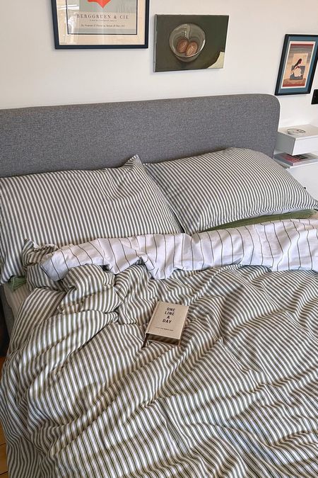Stripe Olive Duvet Cover & Pillowcase Set

#LTKeurope #LTKhome #LTKfindsunder50
