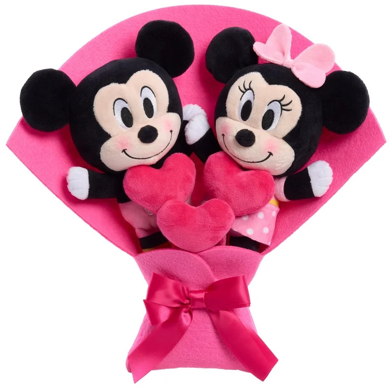 Disney Mickey Mouse Medium Valentine’s Day Plush Bouquet, Collectible Valentines Bouquet, for B... | Walmart (US)