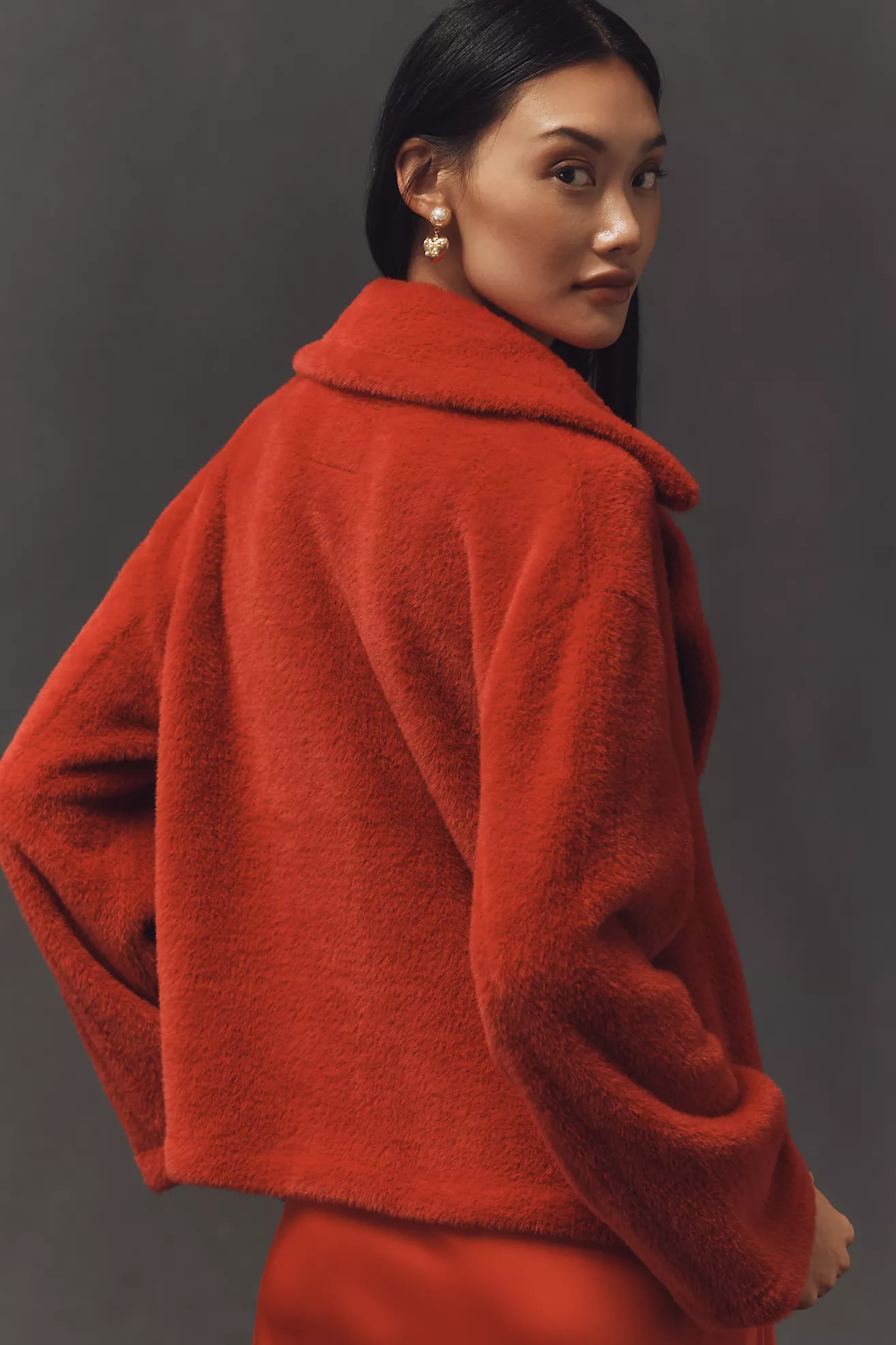 Sanctuary Colette Faux-Fur Knit Jacket | Anthropologie (US)