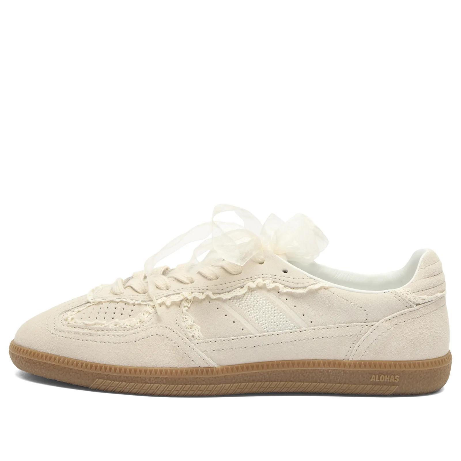 ALOHAS Women's TB 490 Crochet Leather Sneakers in Crochet Cream, Size UK 3.5 | END. Clothing