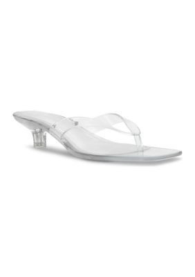 Steve Madden Women's Tracie Kitten Heel Sandals, 9M | Belk