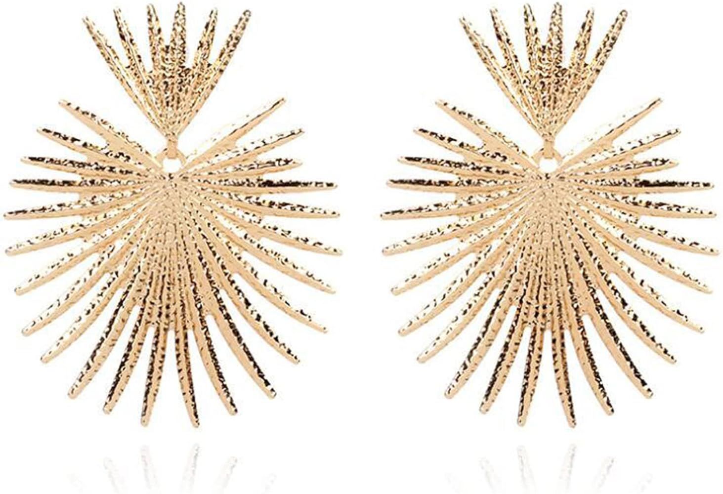TIANHONGYAN Bohemian Heart Dangle Earrings Studs Gold Star Statement Earrings Flower Geometric Ex... | Amazon (US)