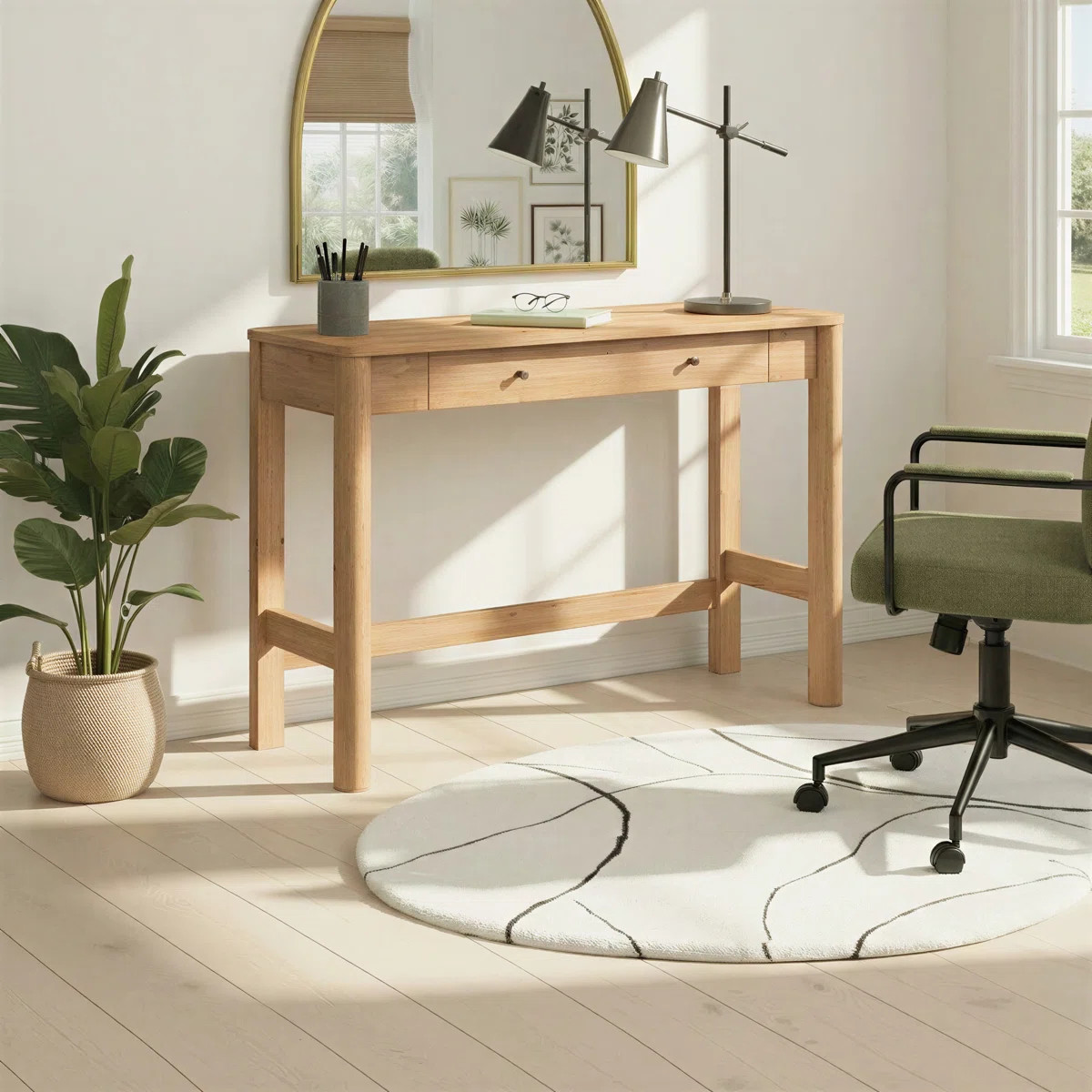 Chueyee Modern Writing Desk | Wayfair North America