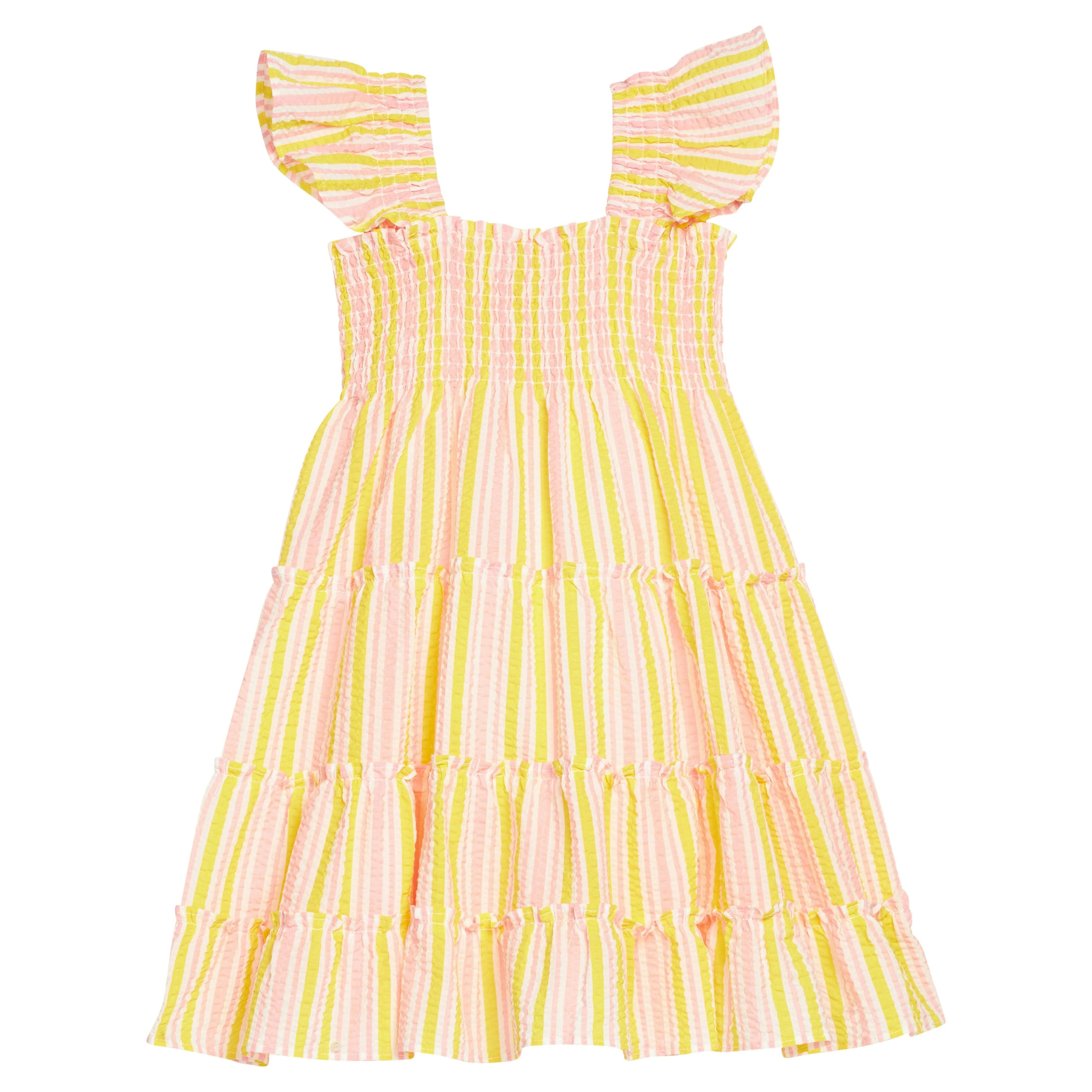 Twirl Dress - Buttercup Seersucker | Maisonette